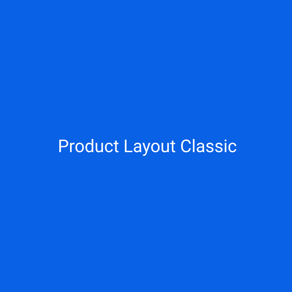 Product Layout Classic Third