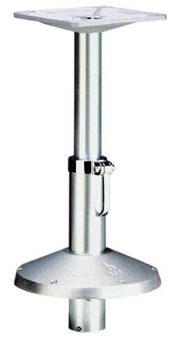 T131 MG-SP Table Pedestal, Fixed Base, Anodized