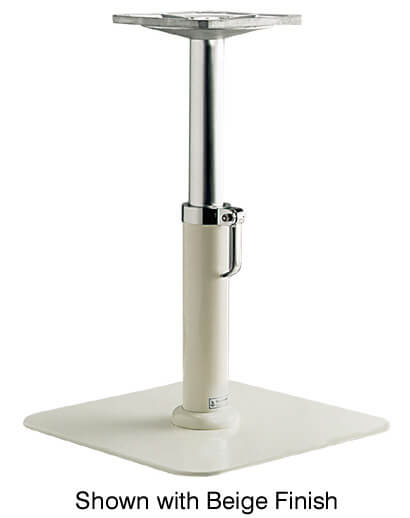 T248 MGF Table Pedestal, Silver