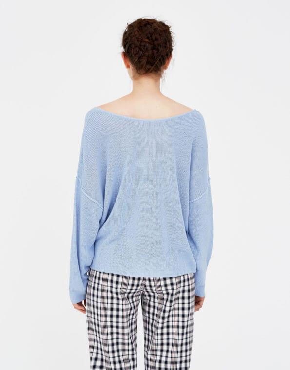 Navy Blue Embellished Skater