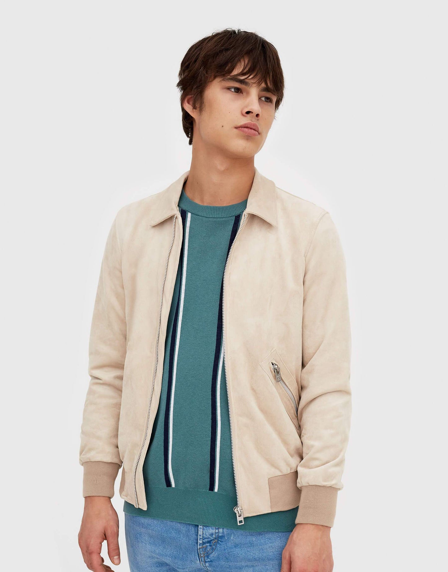 High-Rise Jeans Blue