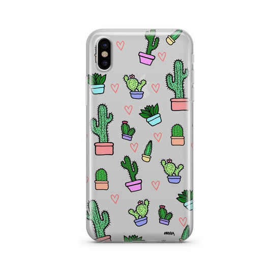 Steph Okits X Milkyway Cases Cactus Love - Clear Case Cover