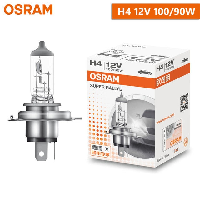 OSRAM Original H1 H4 H3 H7 Đèn tiêu chuẩn ánh sáng 12V Đèn pha 3200K Đèn pha tự động 55W 65W 100W Bóng đèn Halogen dành cho xe hơi Chất lượng OEM (1pc)