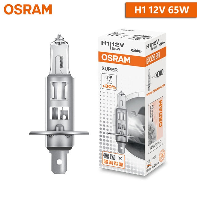 OSRAM Original H1 H4 H3 H7 Đèn tiêu chuẩn ánh sáng 12V Đèn pha 3200K Đèn pha tự động 55W 65W 100W Bóng đèn Halogen dành cho xe hơi Chất lượng OEM (1pc)