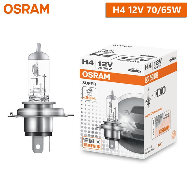 OSRAM Original H1 H4 H3 H7 Đèn tiêu chuẩn ánh sáng 12V Đèn pha 3200K Đèn pha tự động 55W 65W 100W Bóng đèn Halogen dành cho xe hơi Chất lượng OEM (1pc)