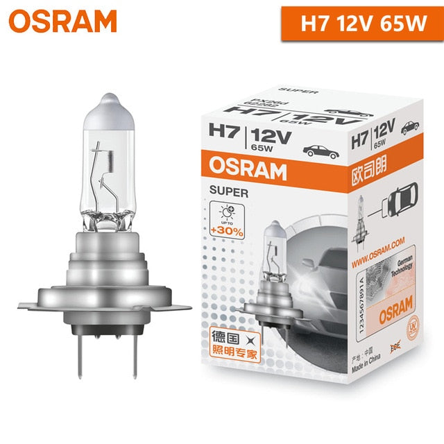 OSRAM Original H1 H4 H3 H7 Đèn tiêu chuẩn ánh sáng 12V Đèn pha 3200K Đèn pha tự động 55W 65W 100W Bóng đèn Halogen dành cho xe hơi Chất lượng OEM (1pc)