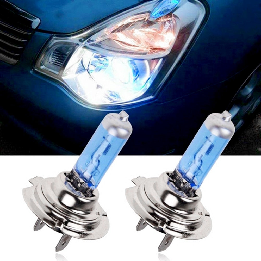 for car 2Pcs 12v 55w 6000k H7 6000K Xenon Halogen Headlight Carled  Headlights Lamp Bulbs Car decoration accessories FOR BMW